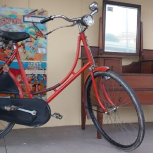 Bicicletta da donna color rosso