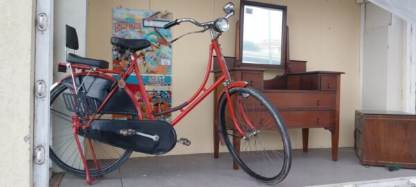 Bicicletta da donna color rosso